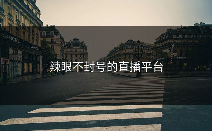 辣眼不封号的直播平台