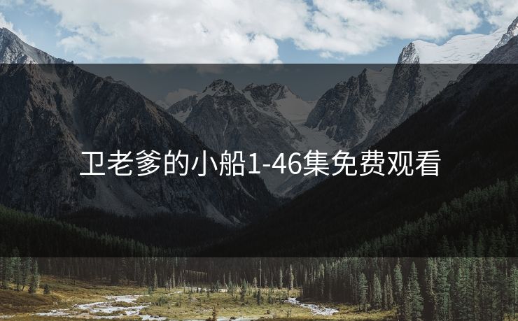 卫老爹的小船1-46集免费观看
