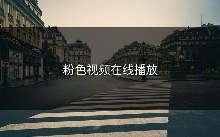 粉色视频在线播放